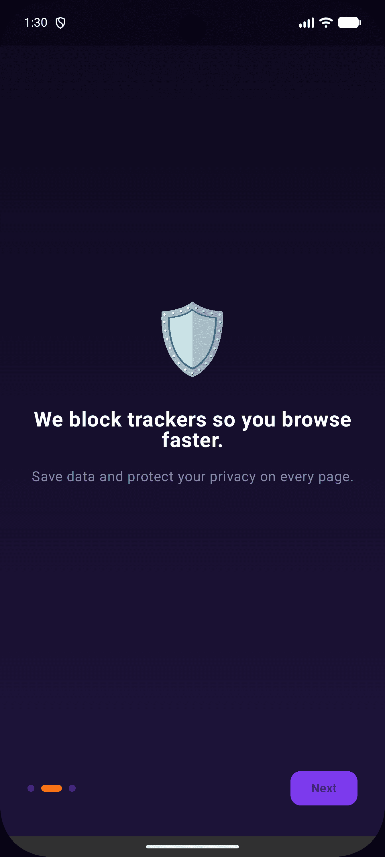 Tracker blocker โ browse faster